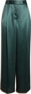Reiss Zadie Pleated Satin Pants