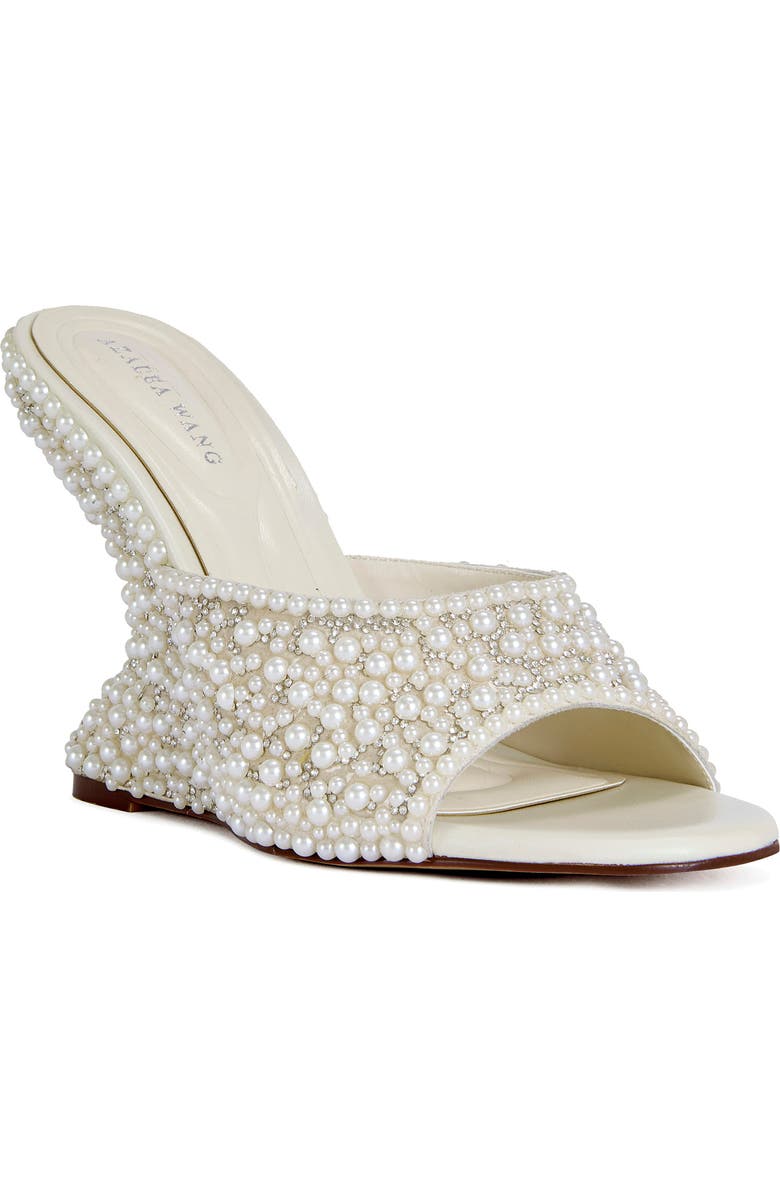 AZALEA WANG Aaralyn Floating Heel Sandal, Main, color, Ivory