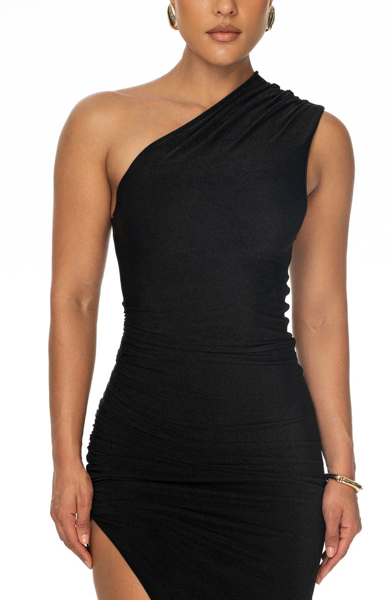 JLUXLABEL Eden One-Shoulder Maxi Dress, Alternate, color, 