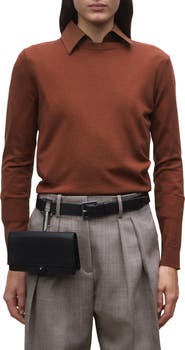 MANGO Crewneck Wool Sweater