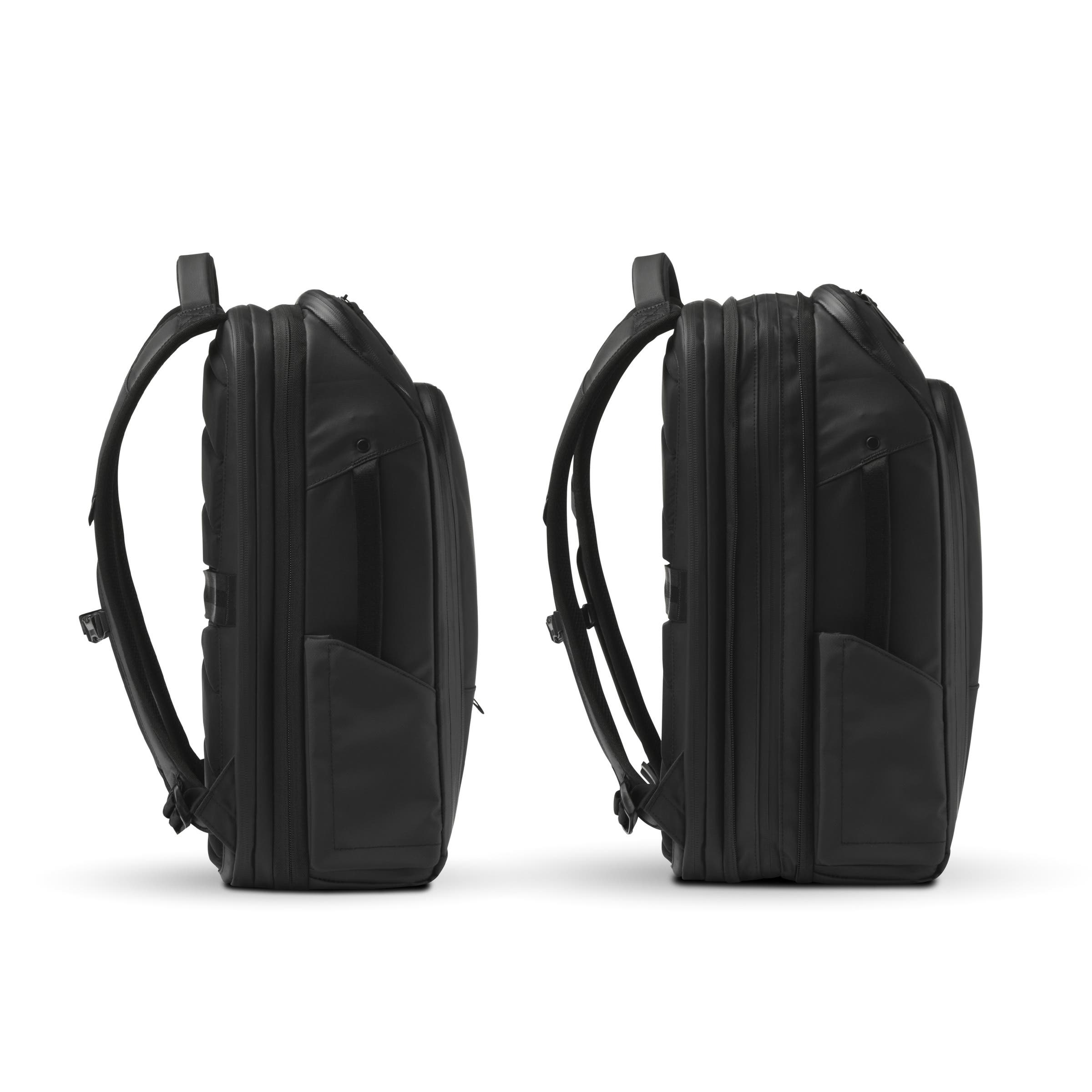 NOMATIC Water Resistant Minimalist Expandable Travel Backpack, Alternate, color, Black - 20L