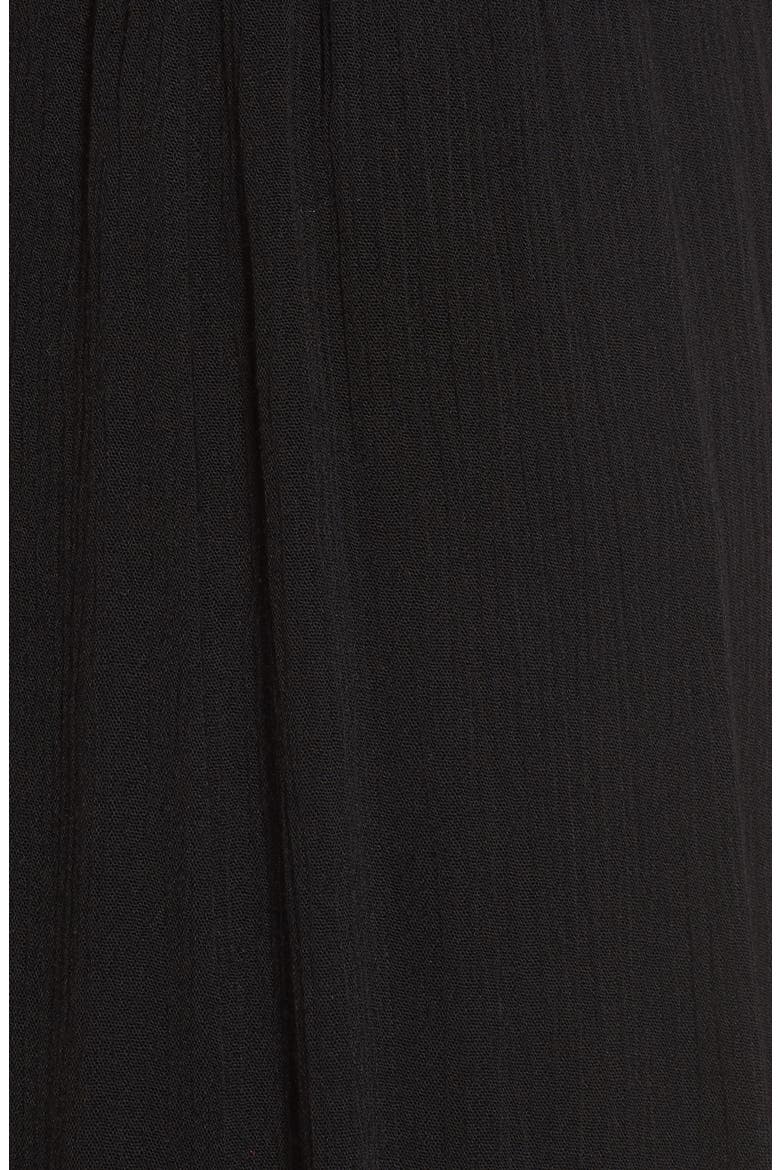 Gauze Maxi Romper, Alternate, color, BLACK