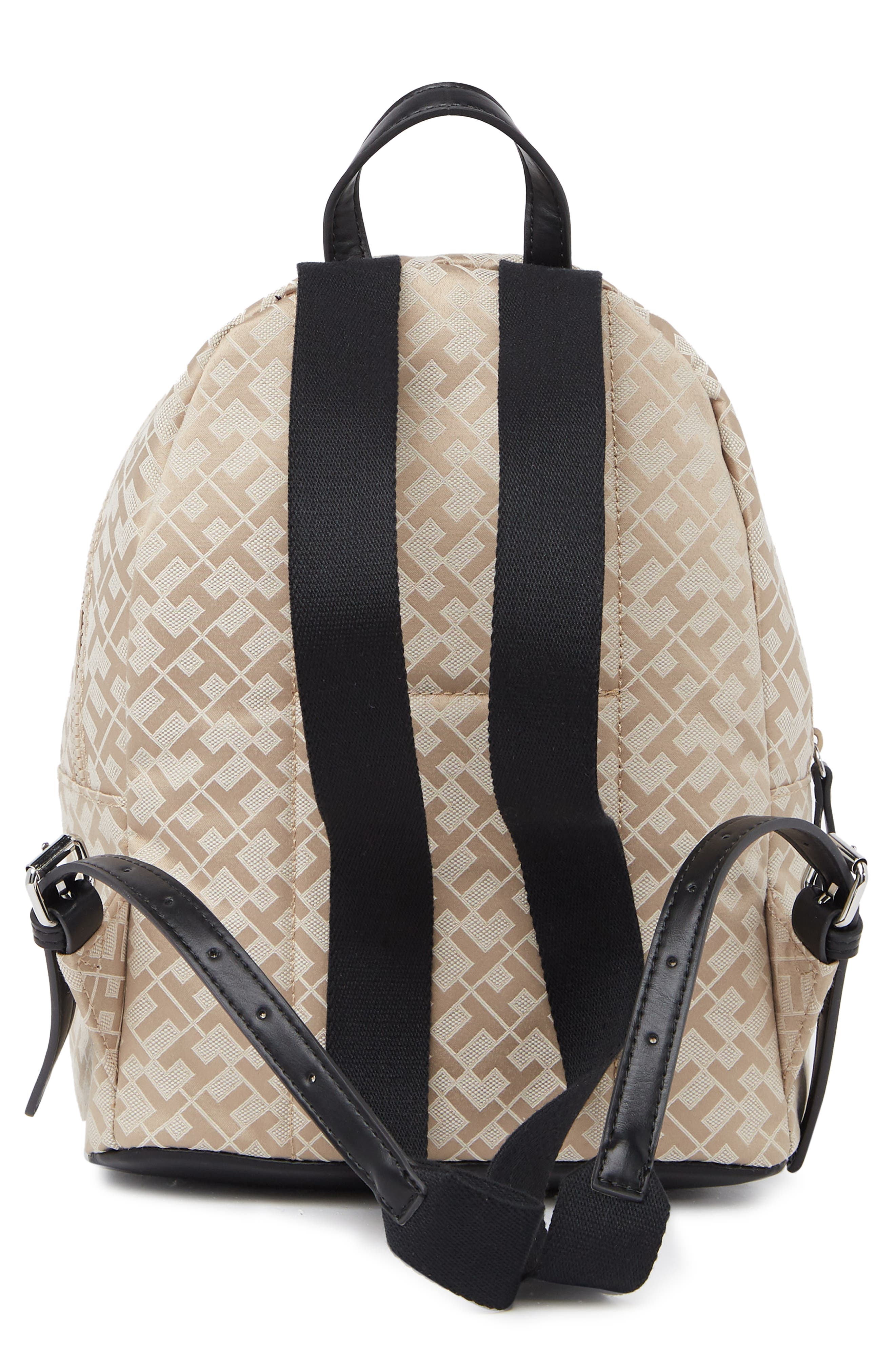 Tommy Hilfiger Willow II Geometric Jacquard Printed Backpack, Alternate, color, 