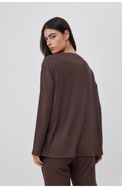 Gottex Beach Life Sandy Days Loungewear Top In Brown