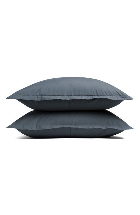Set of 2 Brushed Cotton Shams