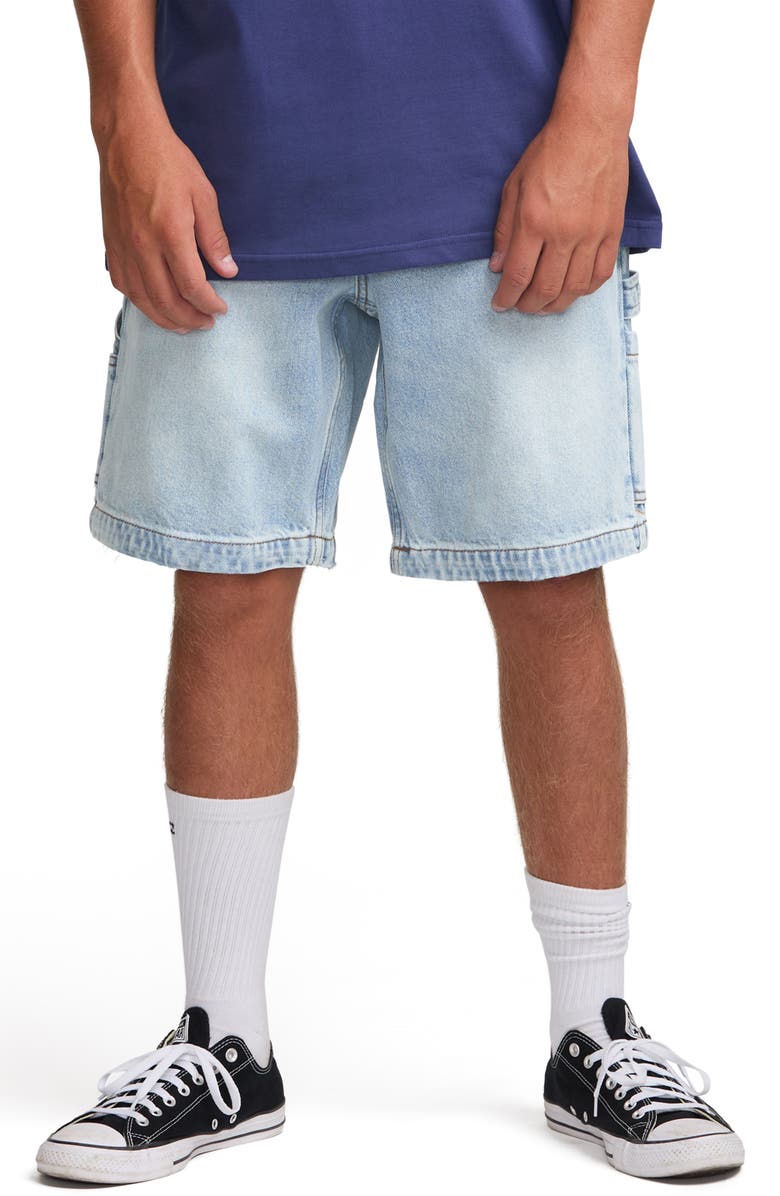 Billabong Bad Dog Denim Shorts, Main, color, 