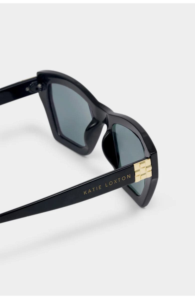 Katie Loxton Palma Oversized Cat-Eye Sunglasses in Black, Alternate, color, Black