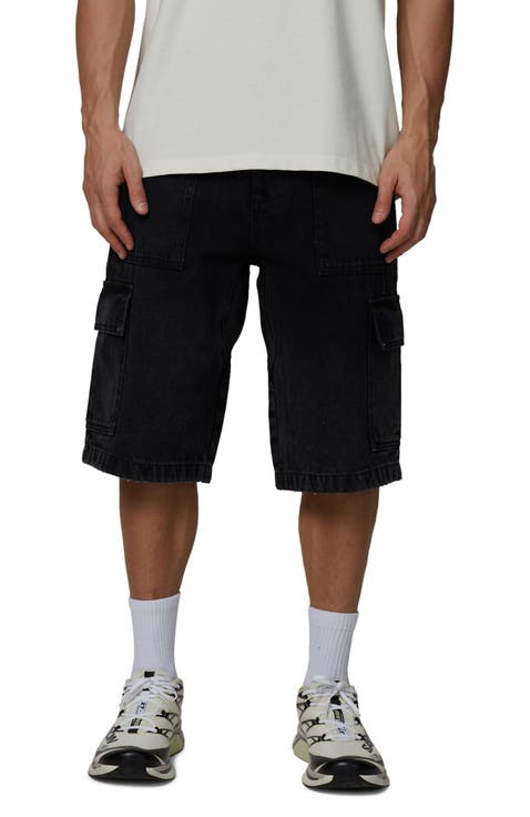 Cargo Denim Shorts