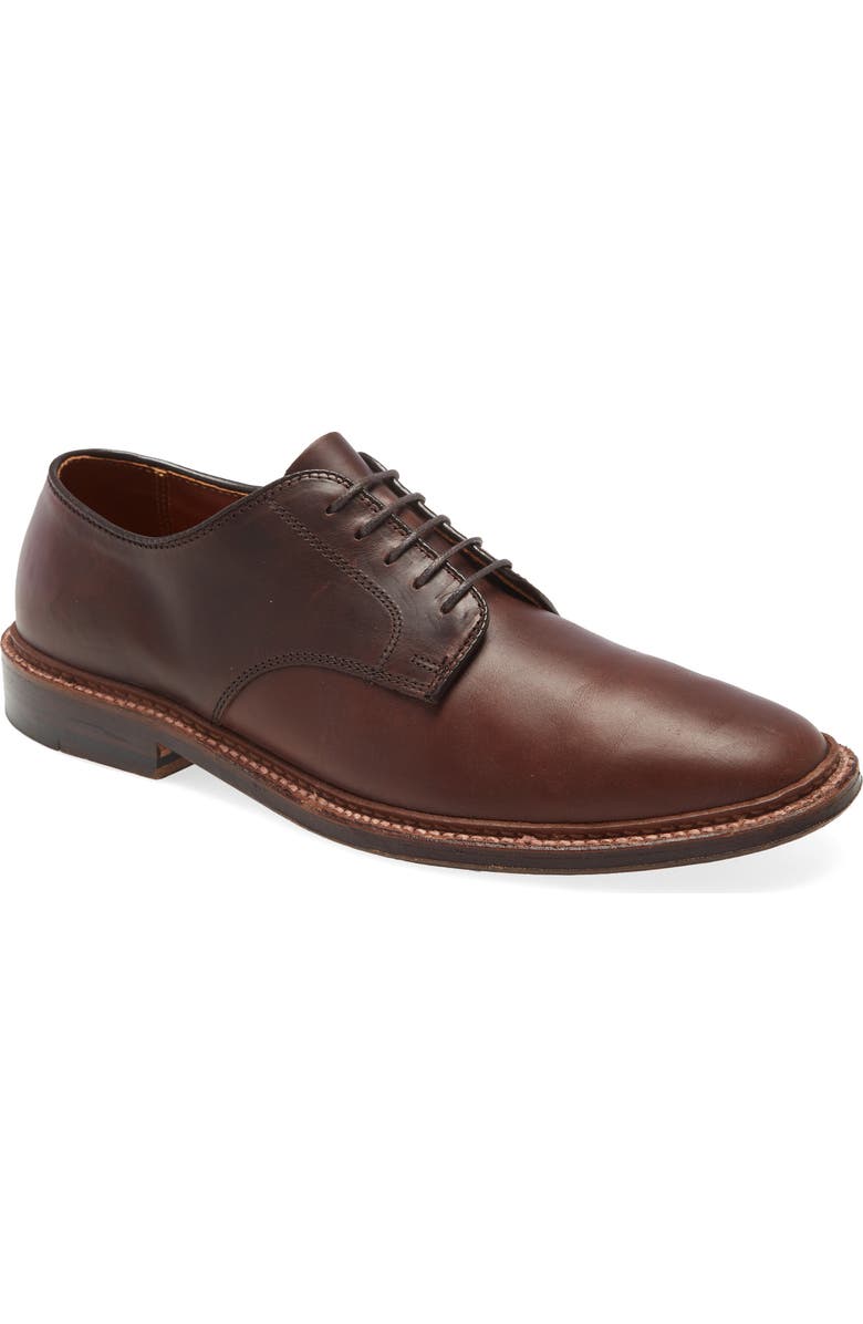 Alden Blucher Plain Toe Derby, Main, color,