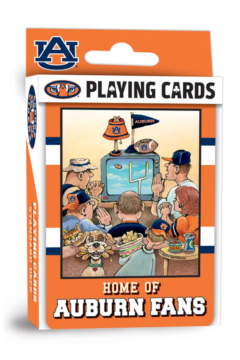 Auburn Tigers Fan Deck Playing Cards, Main, color, Multicolor