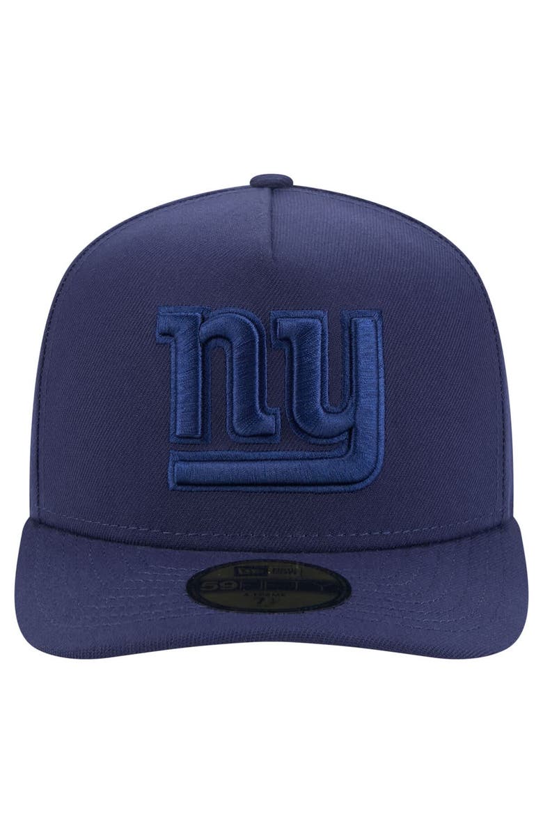 New Era Men's New Era Navy New York Giants Color Pack A-Frame 59FIFTY Fitted Hat, Alternate, color, 