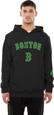 New Era Men's New Era  Black Boston Red Sox 2026 St. Patrick's Day Fleece Hoodie