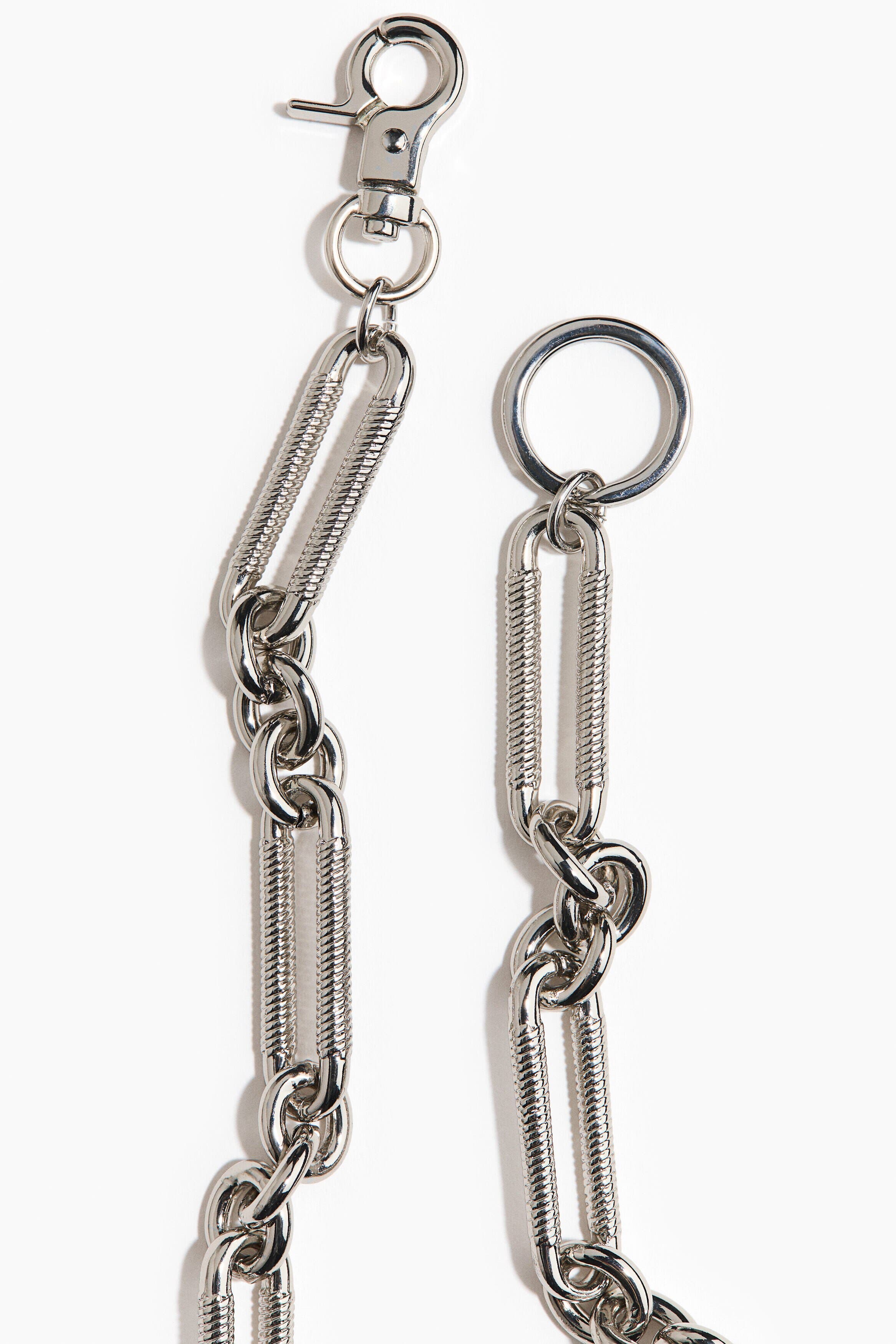 Metal Keychain, Alternate, color, Silver-colored