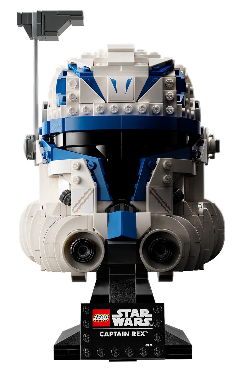 LEGO<sup>®</sup> 18+ Star Wars<sup>™</sup> Captain Rex<sup>™</sup> Helmet - 75349, Alternate, color, White Multi