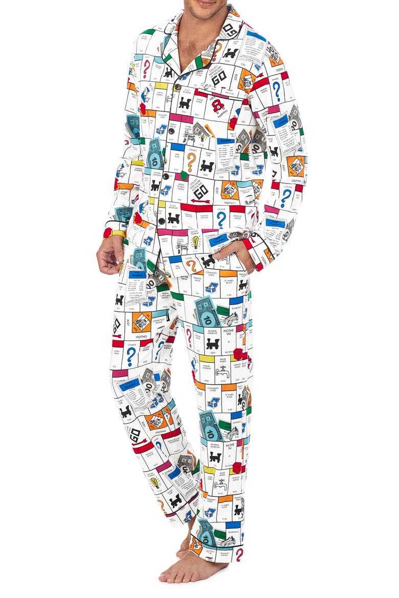 Monopoly Pajama Set, Alternate, color, MONOPOLY GAMEBOARD