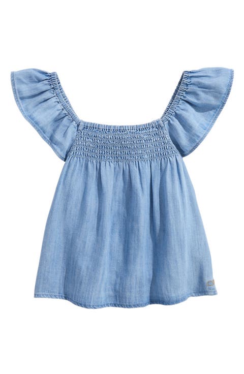 Kids' Ashe Chambray Top