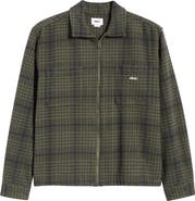 Obey Parker Cotton Zip-Up Shirt Jacket