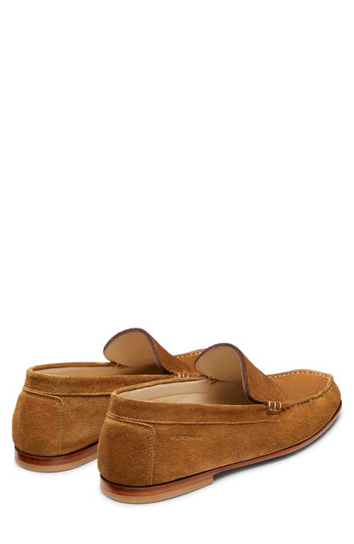 Stuart Weitzman Brady Penny Loafer In Camel Tan