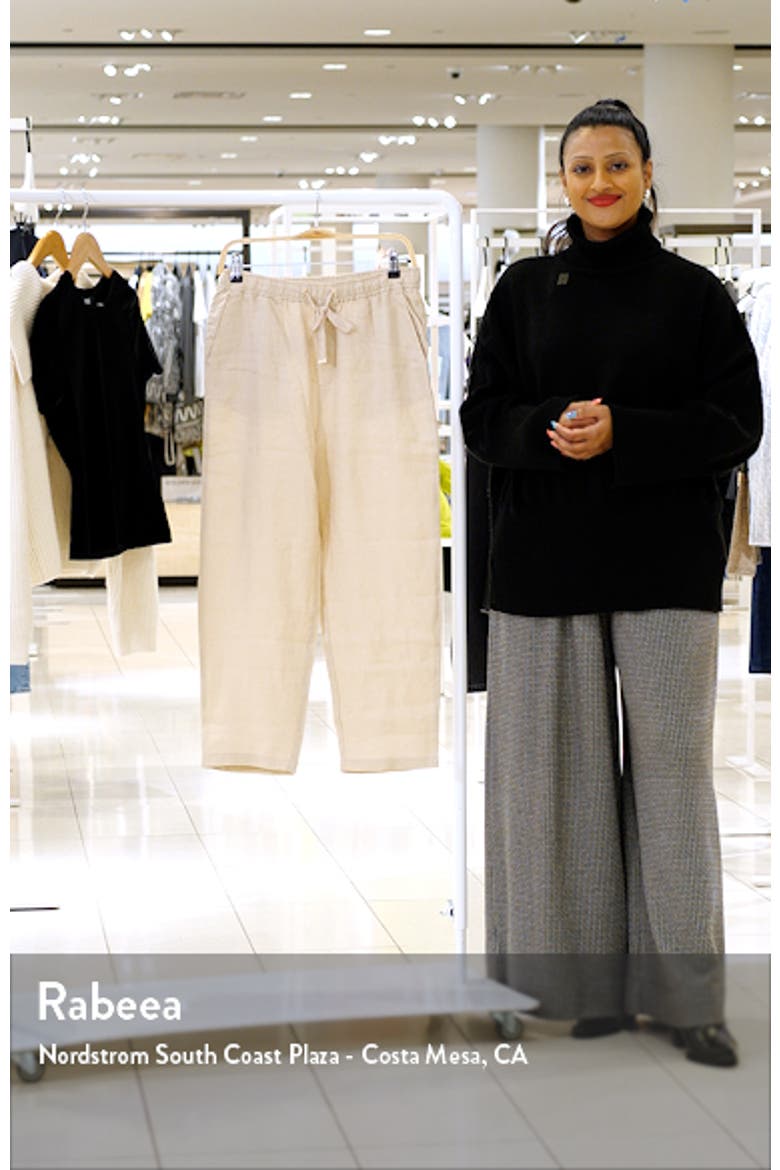 Drawstring Linen Pants video