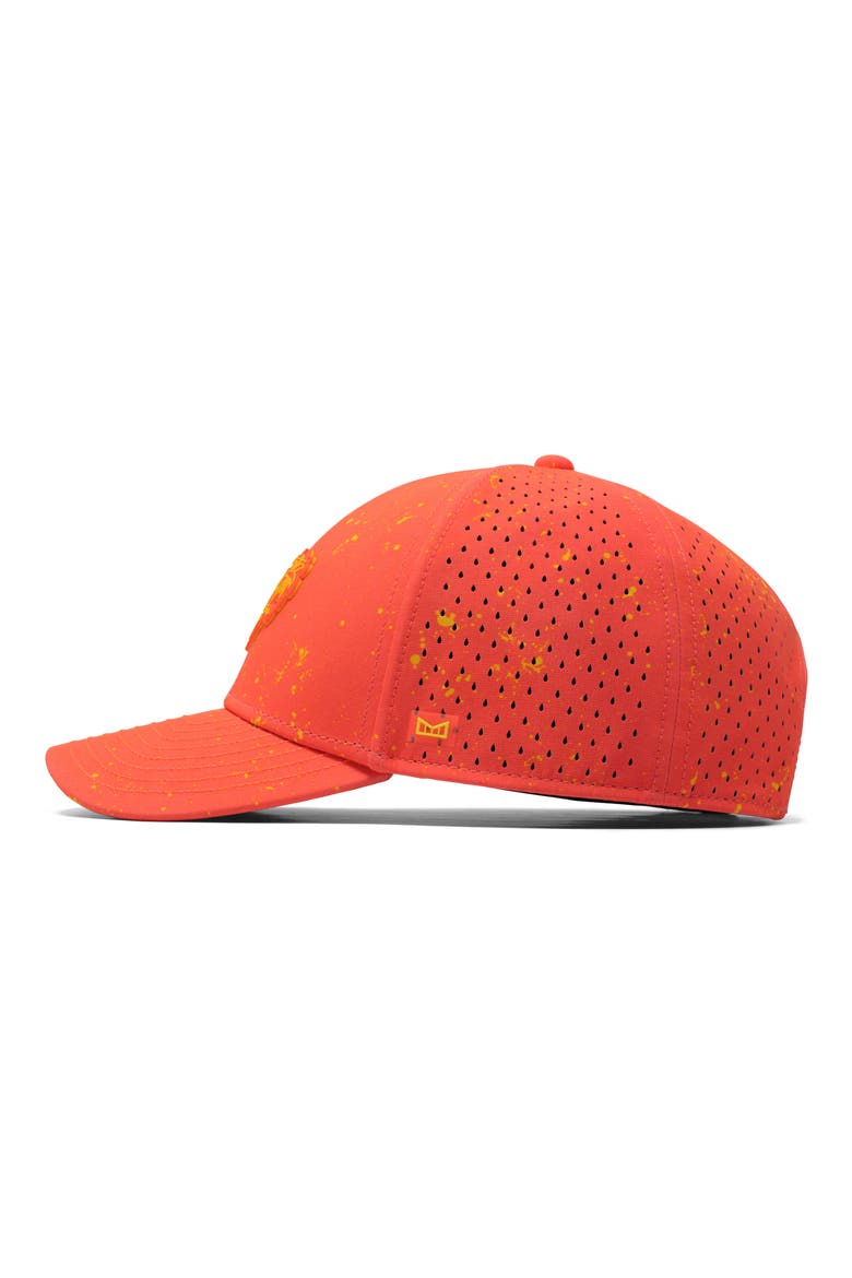 A-Game Neon Drip Hydro Performance Snapback Hat, Alternate, color, INFRARED
