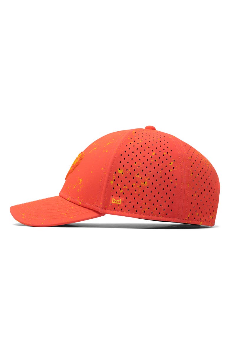 Melin A-Game Neon Drip Hydro Performance Snapback Hat, Alternate, color, Infrared