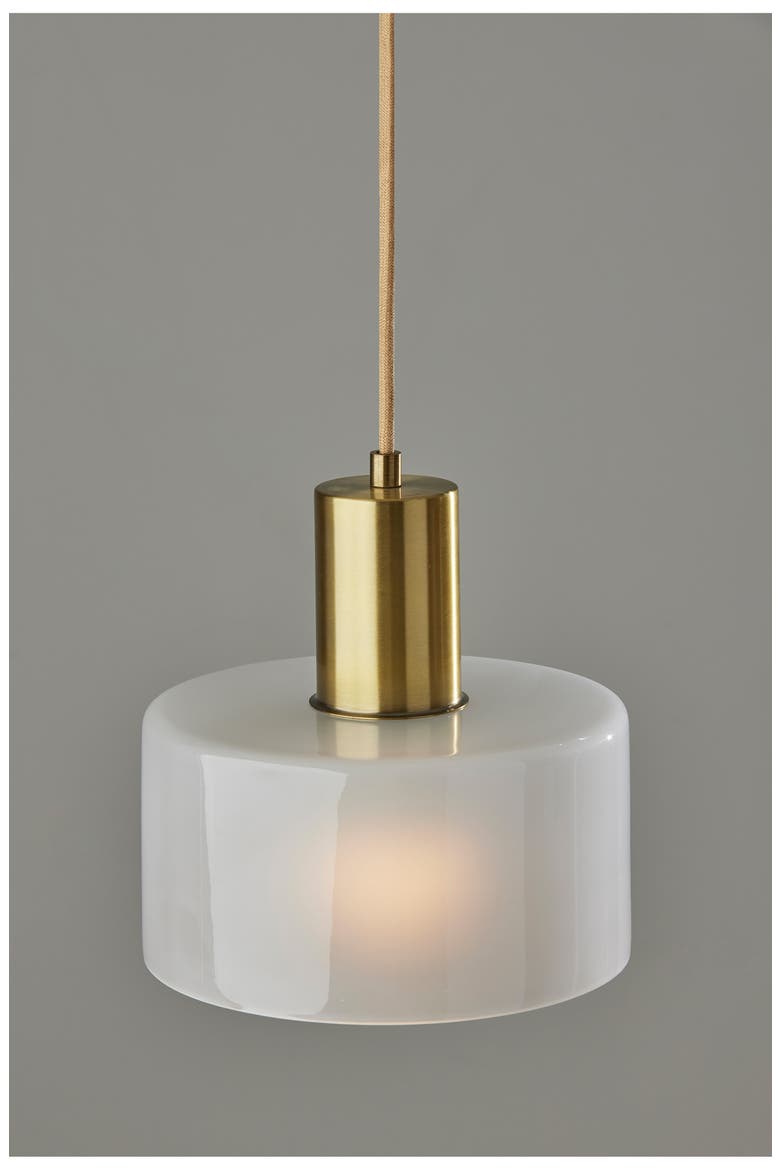 Rhodes Pendant, Alternate, color, ANTIQUE BRASS