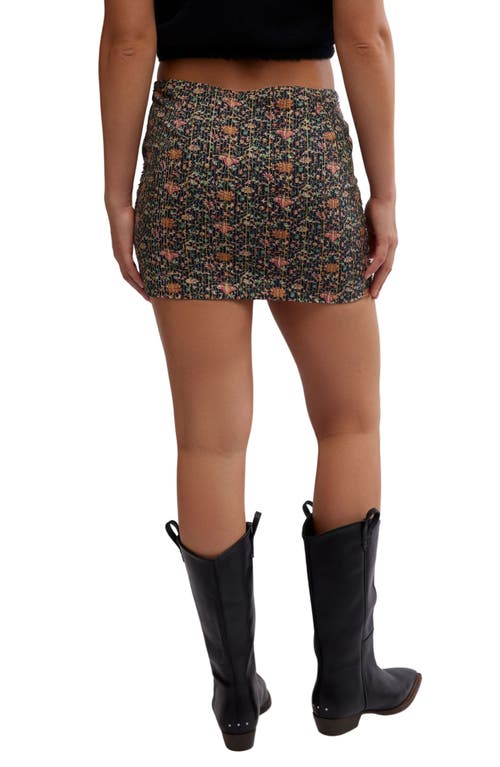 Shop Free People Embellished Miniskirt In Black