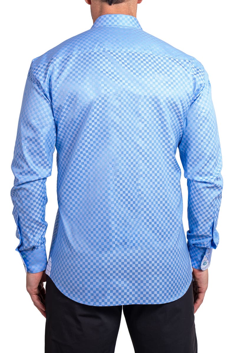 Maceoo Einstein Ascension Contemporary Fit Button-Up Shirt, Alternate, color, Blue
