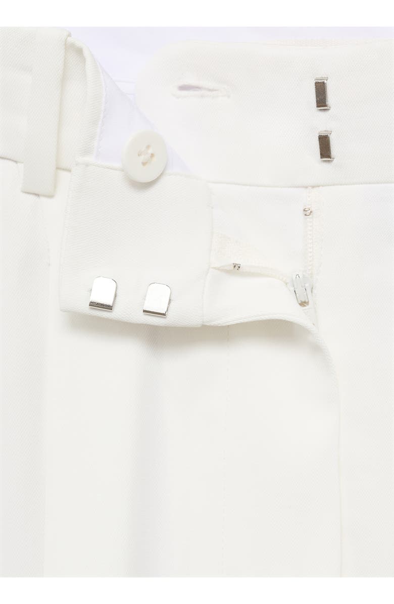 MANGO Pleated Wide Leg Suit Pants, Alternate, color,