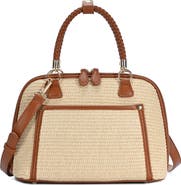 Miztique Raffia Dome Satchel