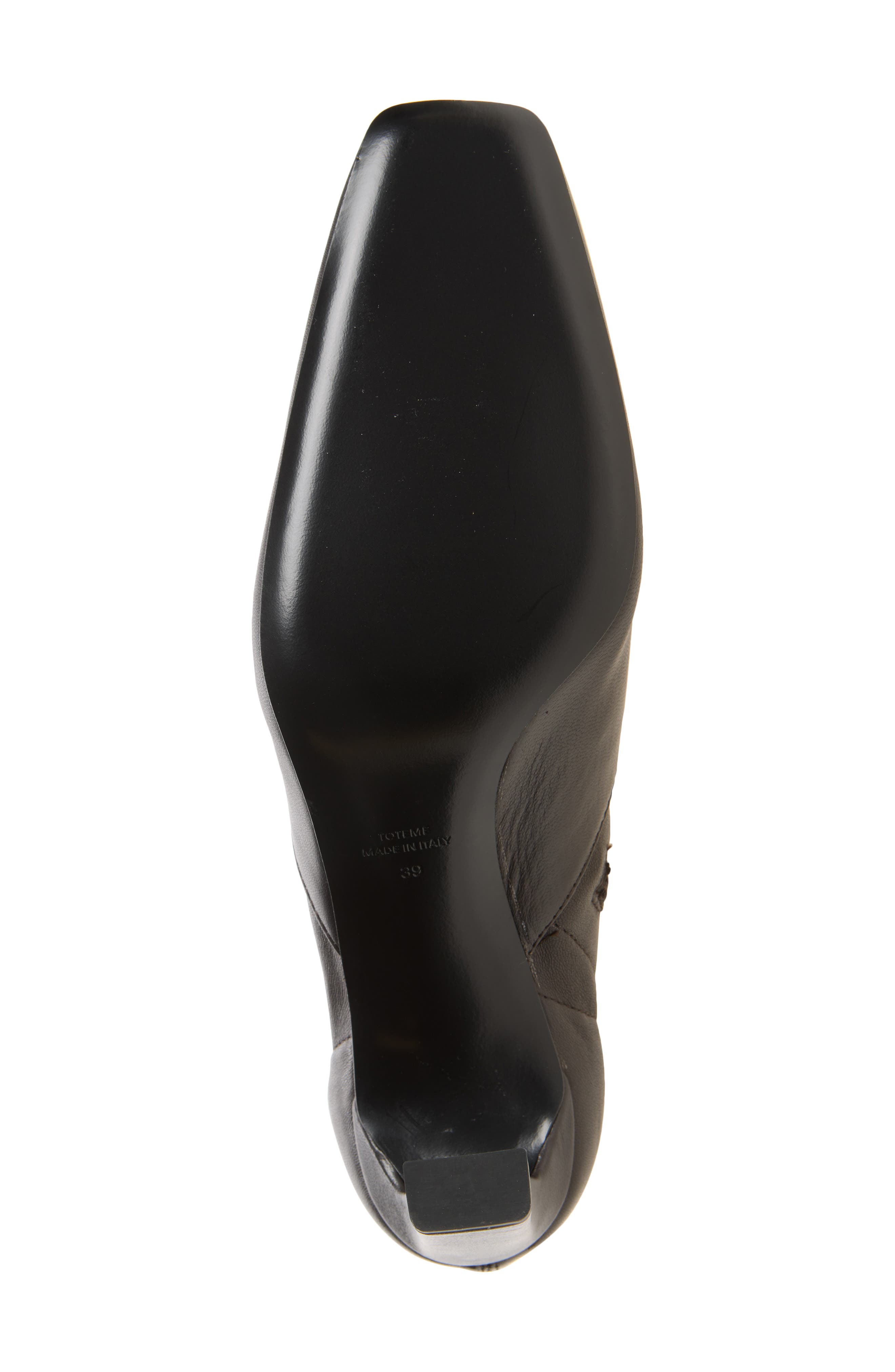 Leather Over the Knee Boot, Alternate, color, BARK