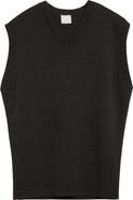 TEURN STUDIOS Double Knit Merino Wool & Yak Hair Sweater Vest