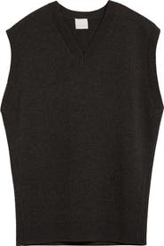TEURN STUDIOS Double Knit Merino Wool & Yak Hair Sweater Vest