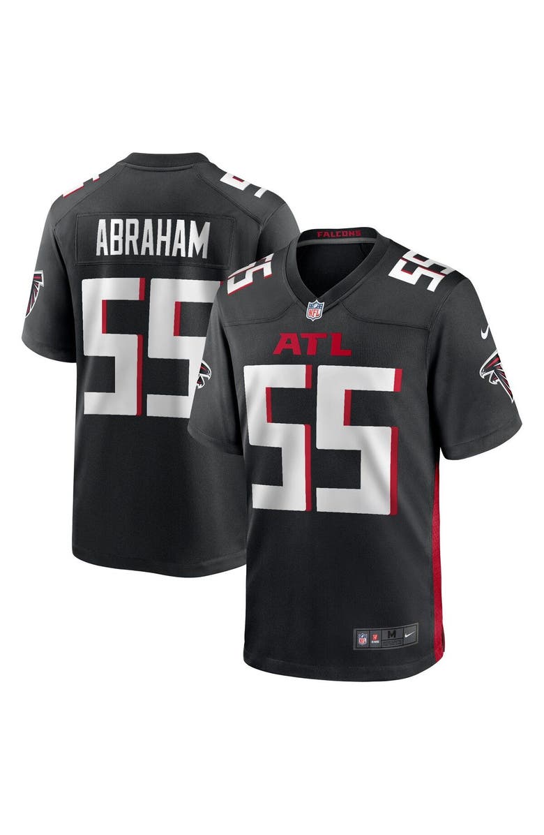 Nike Men's Nike John Abraham Black Atlanta Falcons Game Retired Player Jersey, Main, color, 