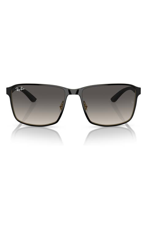 59mm Square Gradient Sunglasses