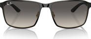 Ray-Ban 59mm Square Gradient Sunglasses