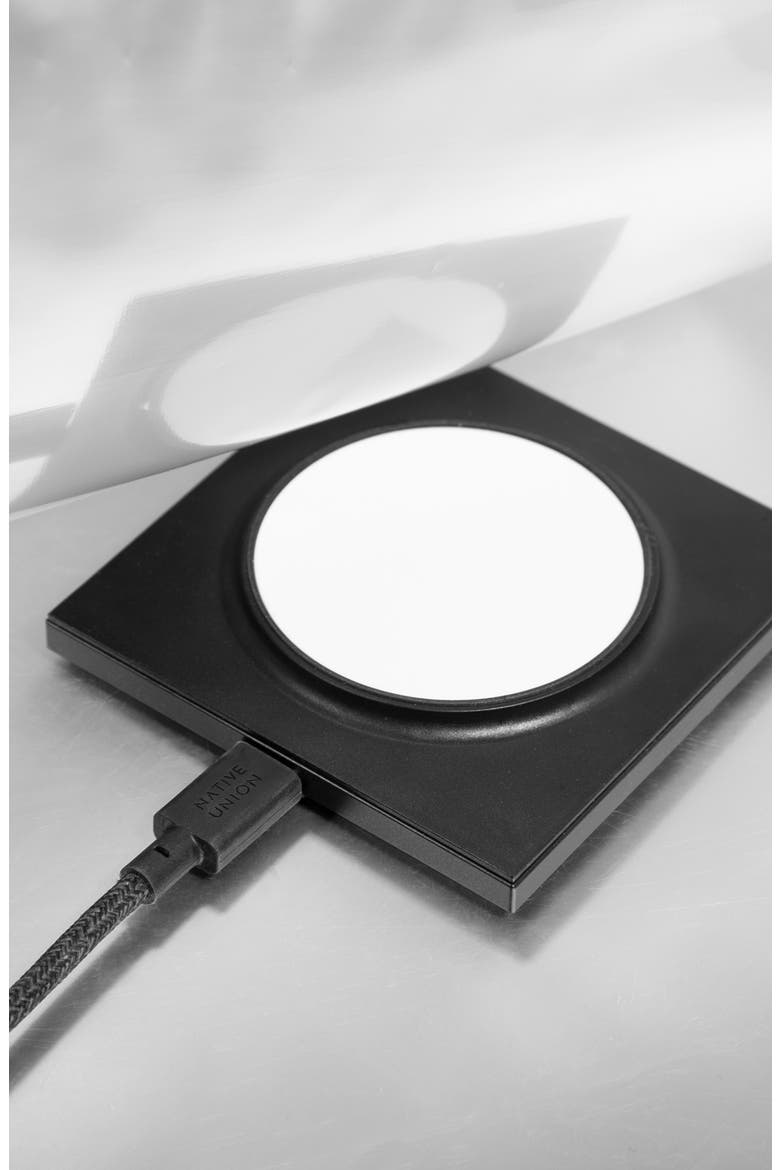 Drop Magnetic Wireless Charger, Alternate, color, BLACK