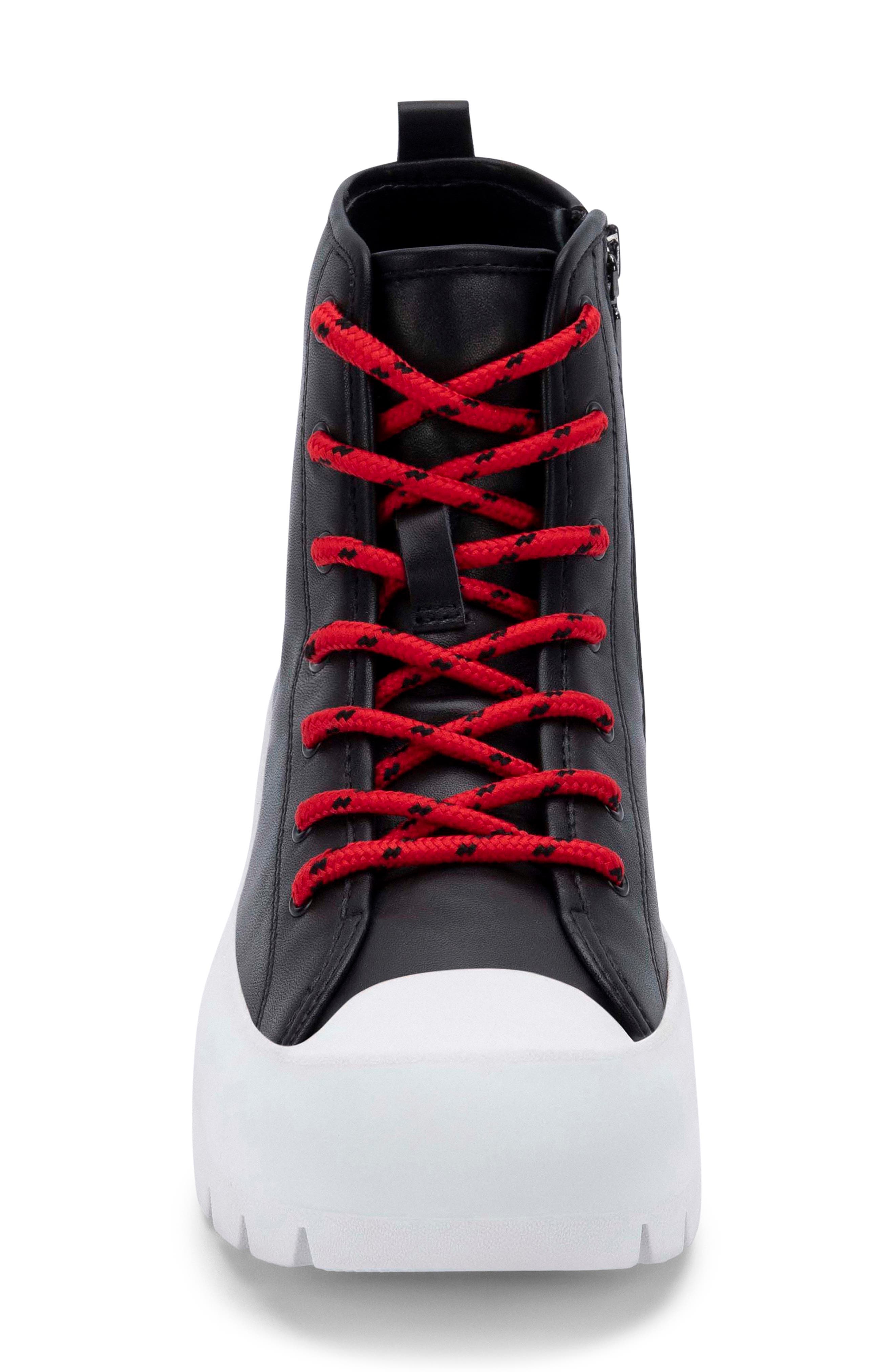 Waterproof Lace-Up Bootie, Alternate, color, BLACK LEATHER