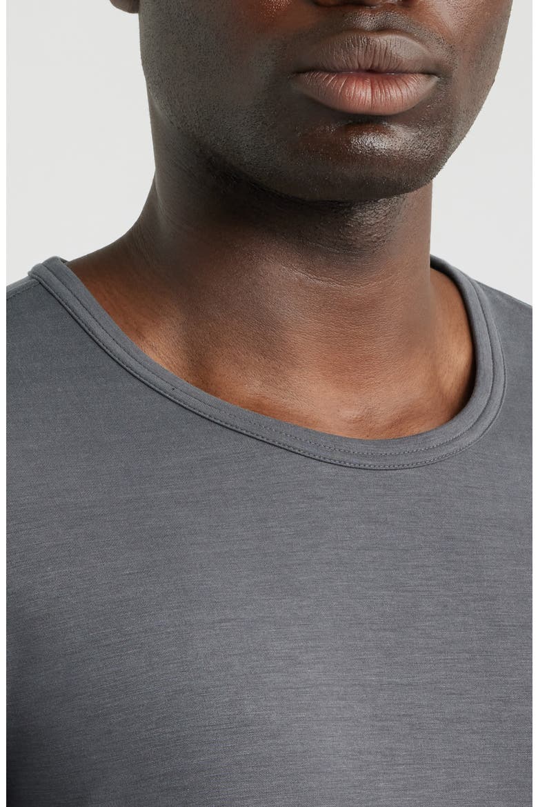 Short Sleeve Crewneck T-Shirt, Alternate, color, CHARCOAL