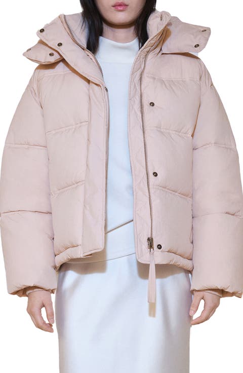 Water Repellent Hooded Quilted Coat