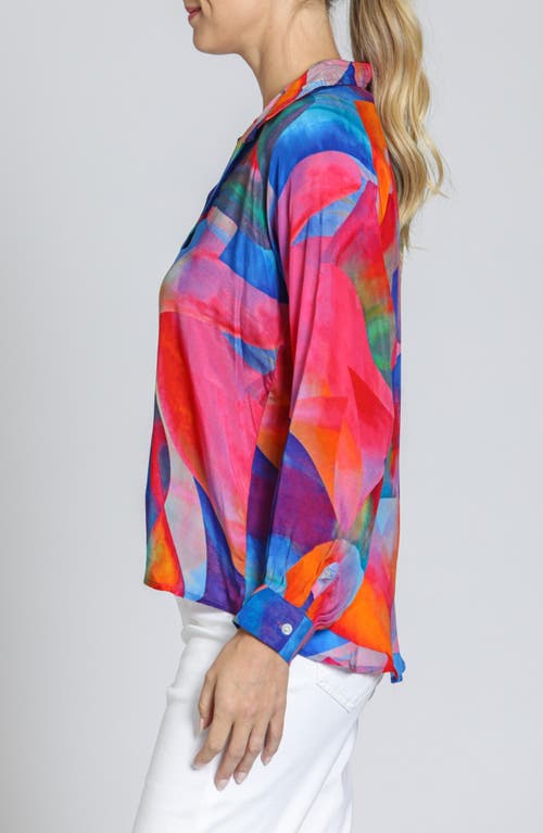 Apny Print Popover Top In Multi