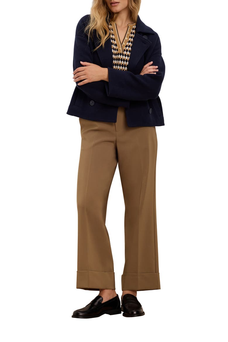 Clarendon Stretch Ankle Pants, Alternate, color, OAK