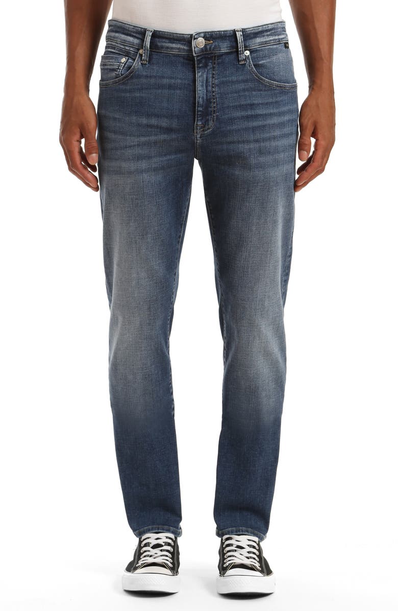 Mavi Jeans Zach Straight Leg Jeans, Main, color, Mid Organic Vintage