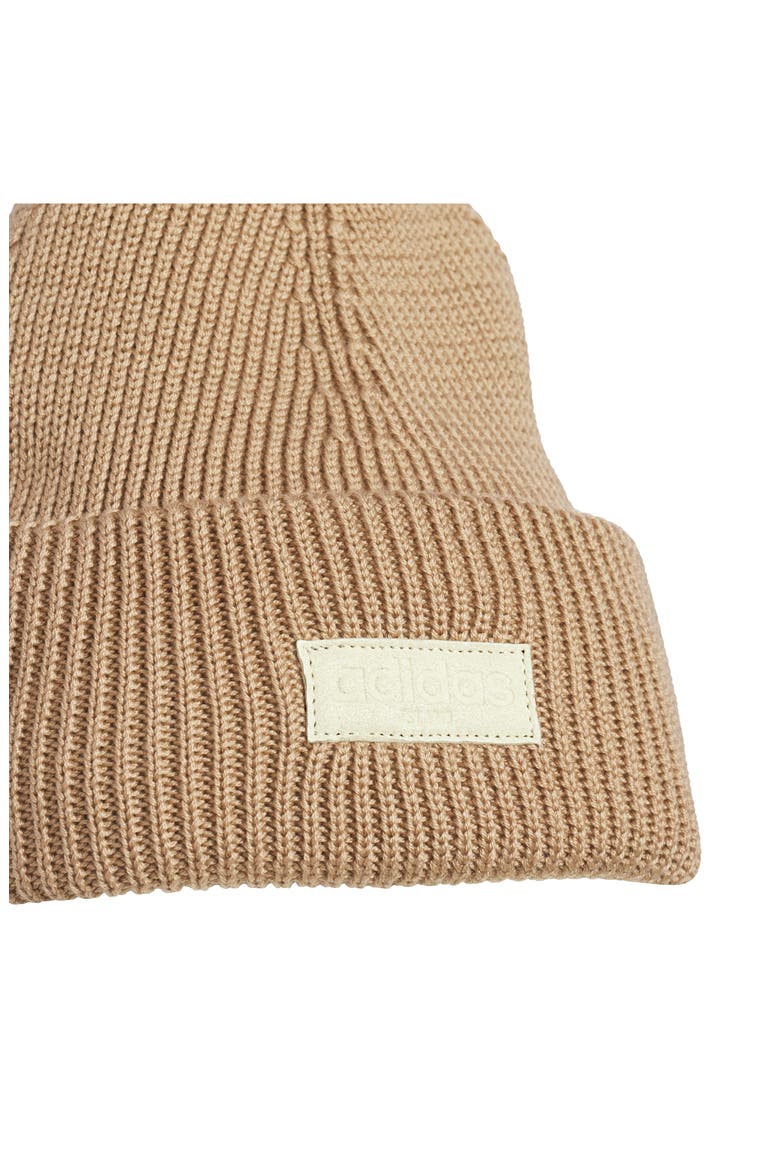 Premium Cuff Beanie, Alternate, color, WARM SANDSTONE BEIGE/ WHITE