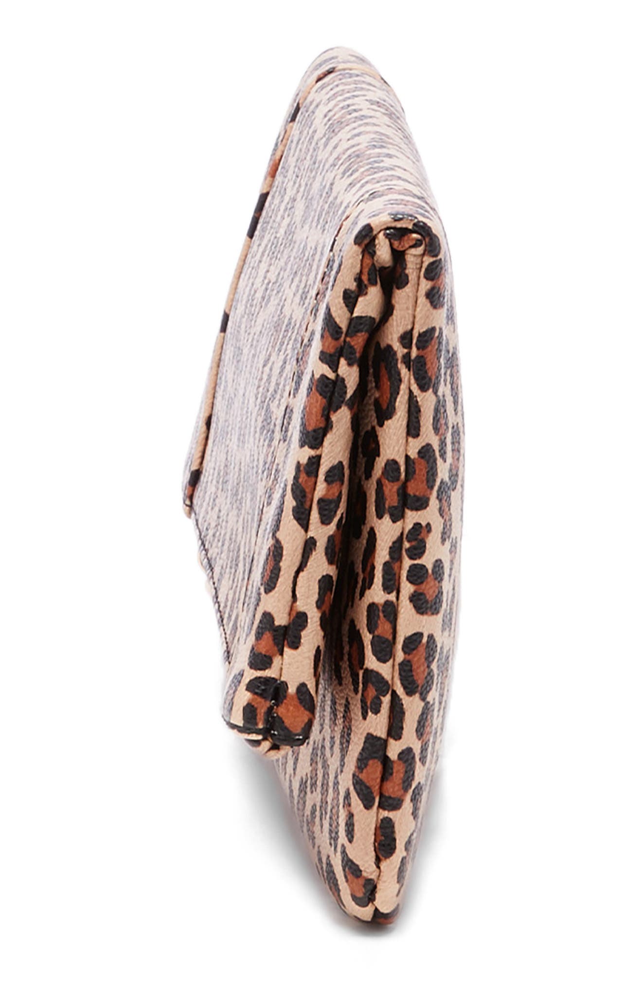 Sole Society Convertible Faux Leather Clutch, Alternate, color, 