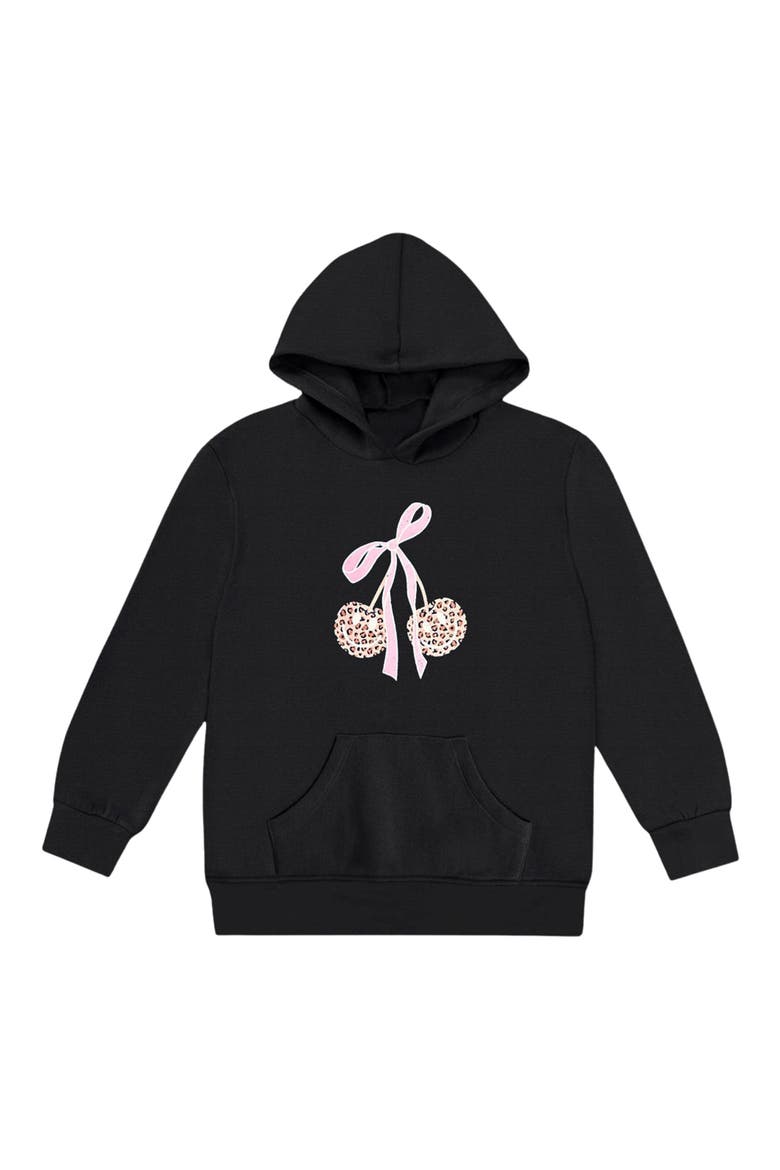Kids' Oversize Zip-Up Hoodie, Main, color, BLK MULTI
