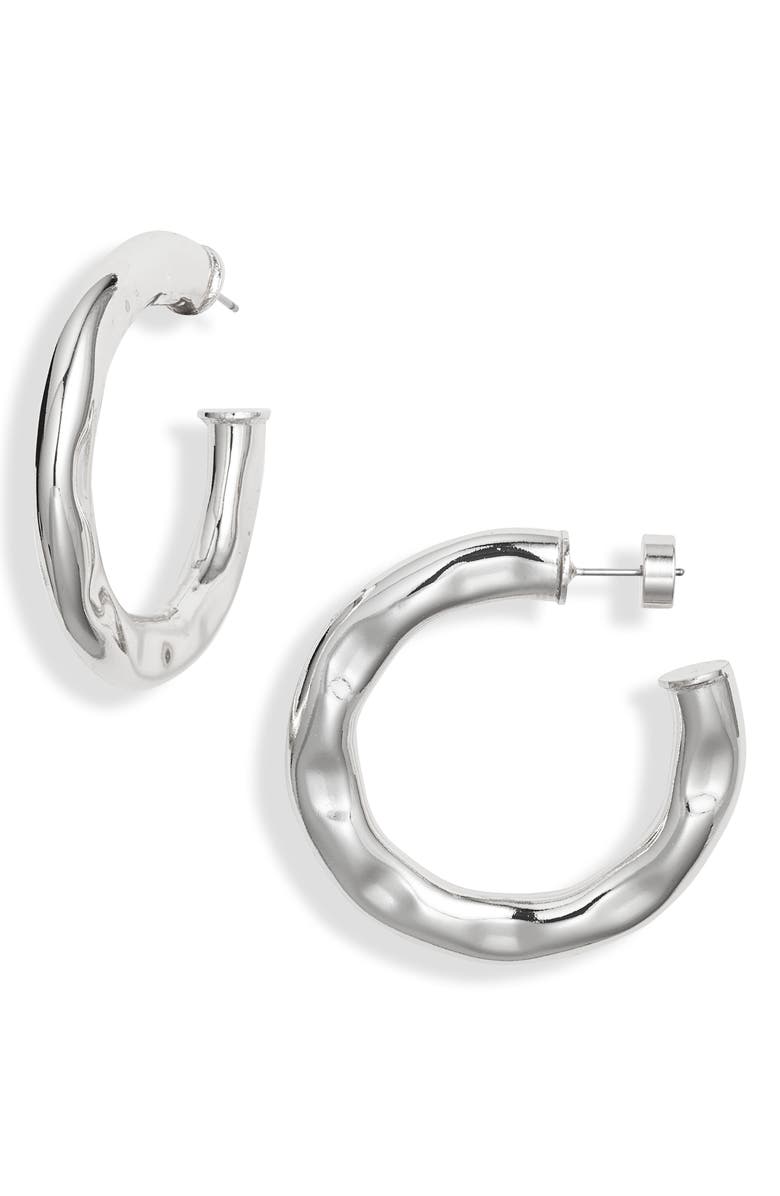 Nordstrom Hammered Hoop Earrings, Main, color, 
