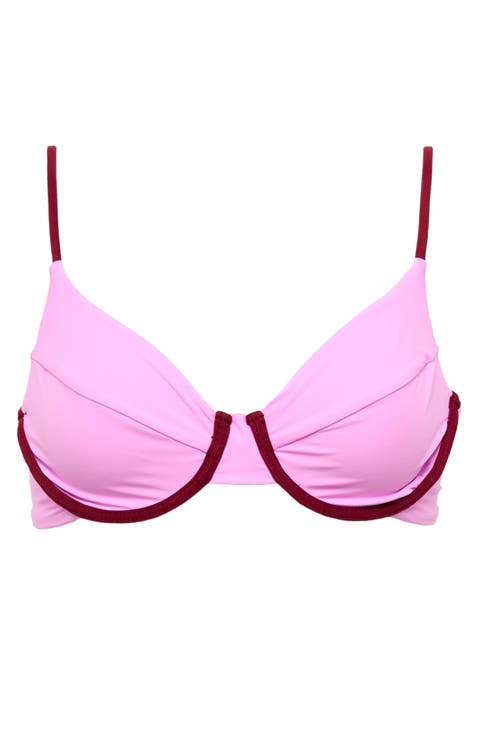 Blocked Nova Underwire Bikini Top