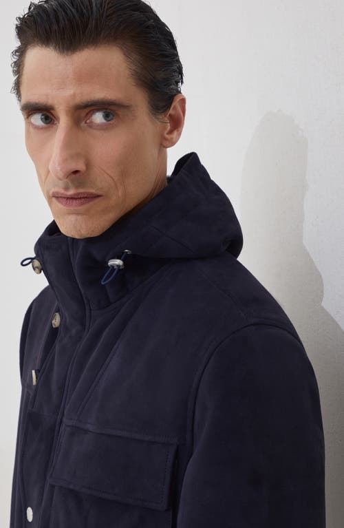Brunello Cucinelli Shearling Parka In Black