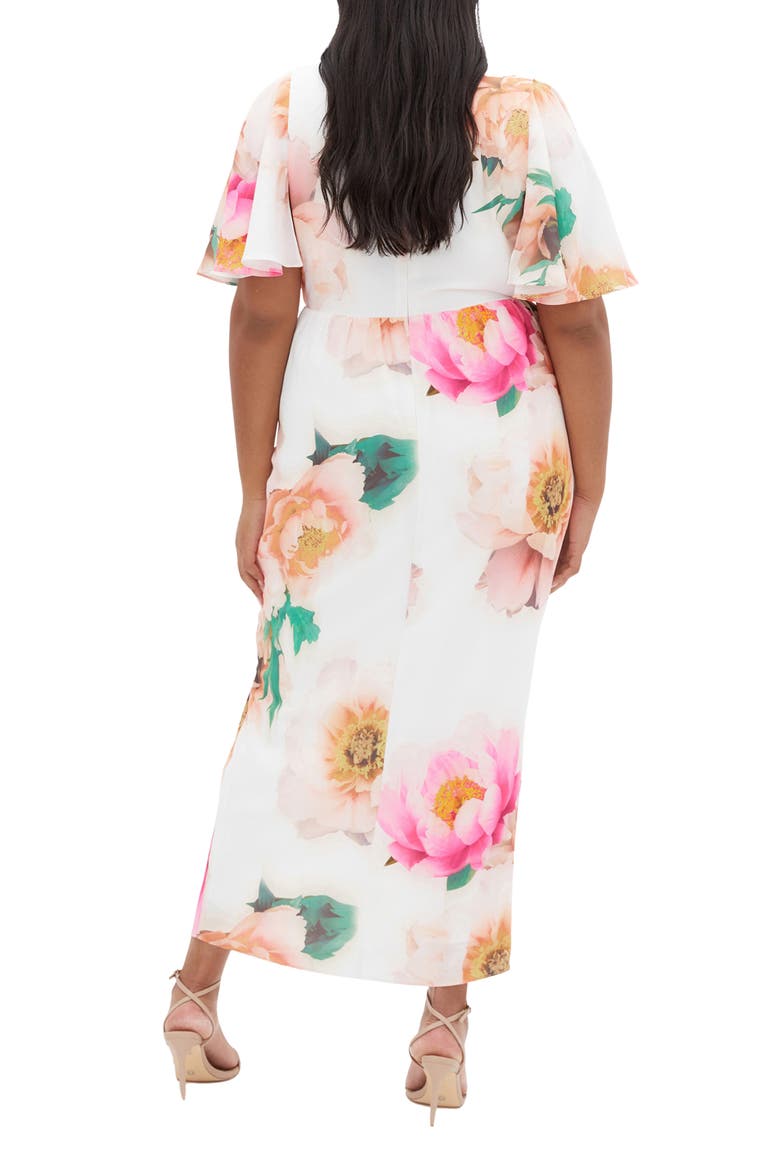 Braelynn Floral Print Maxi Dress, Alternate, color, GARDEN PARTY